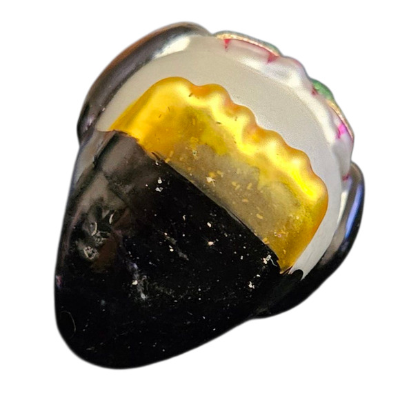 Christopher Radko Glass Penguin Ornament Red Hat Green Scarf 3" - Picture 6 of 6